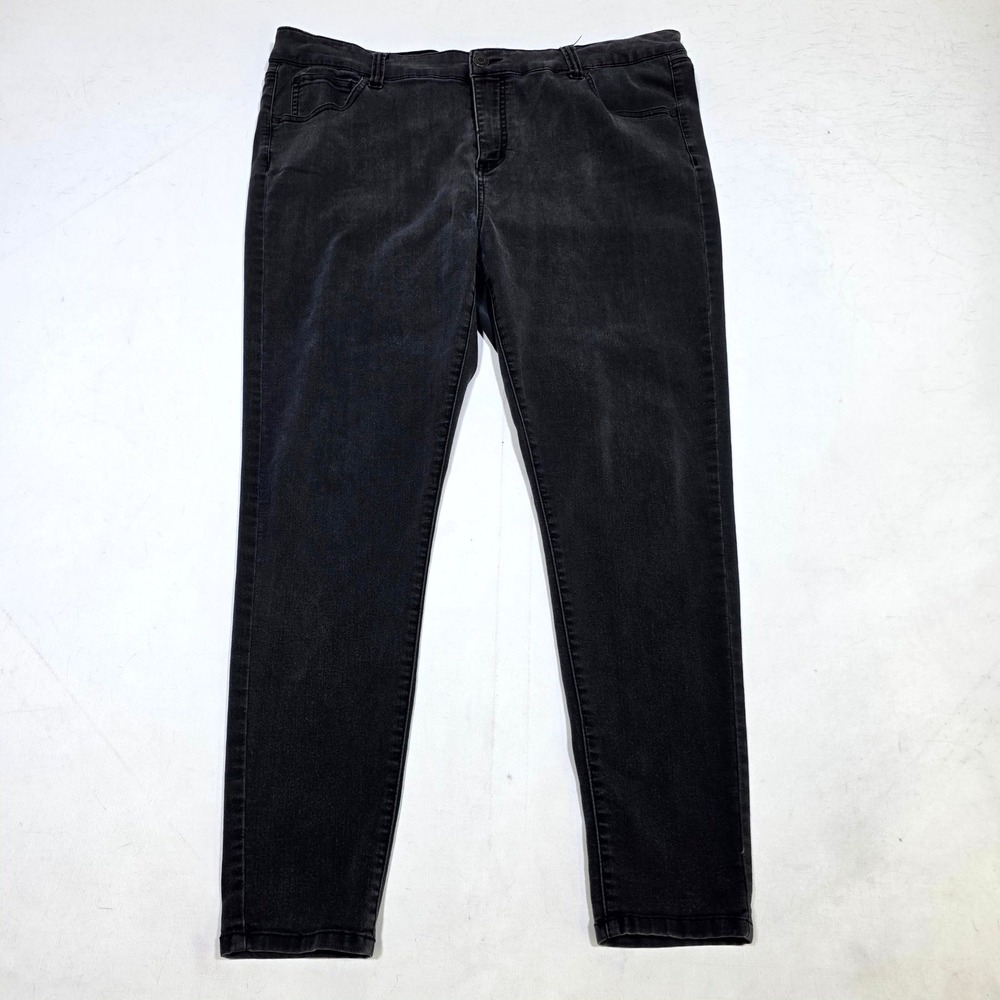 Crave Jeans Women 20 Black Rinse Slimming Stretch Denim IX21038H20 Casual Denim
